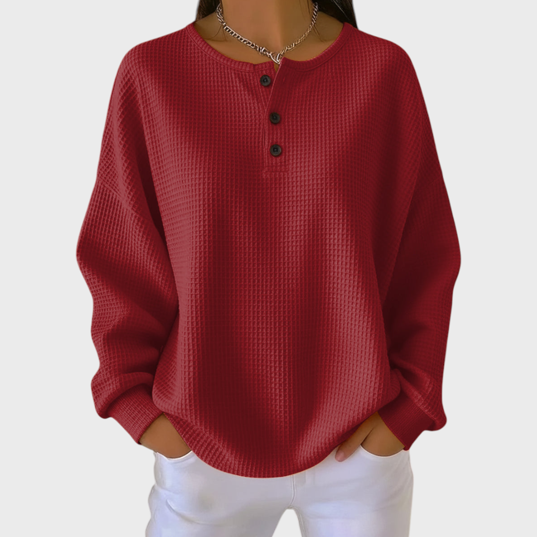 Iris | Waffle Knit Jumper