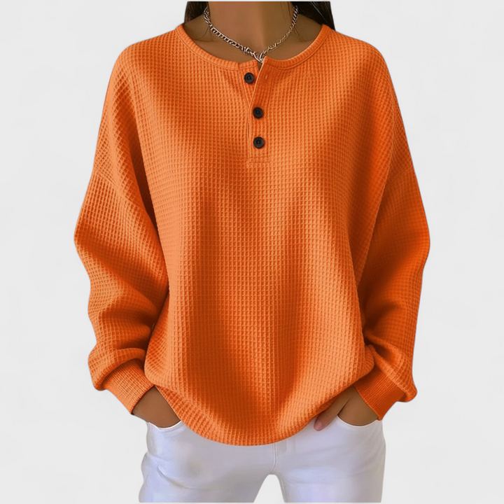Iris | Waffle Knit Jumper