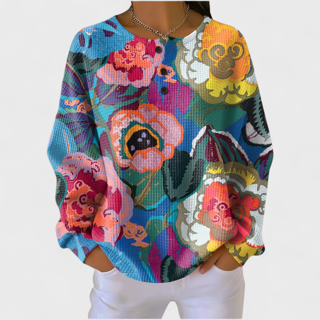 Anouk | Jumper with Large Flowers