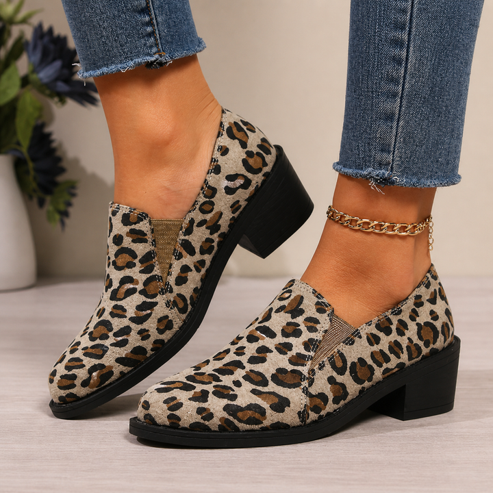 Angélique™ Leopard Print Moccasins
