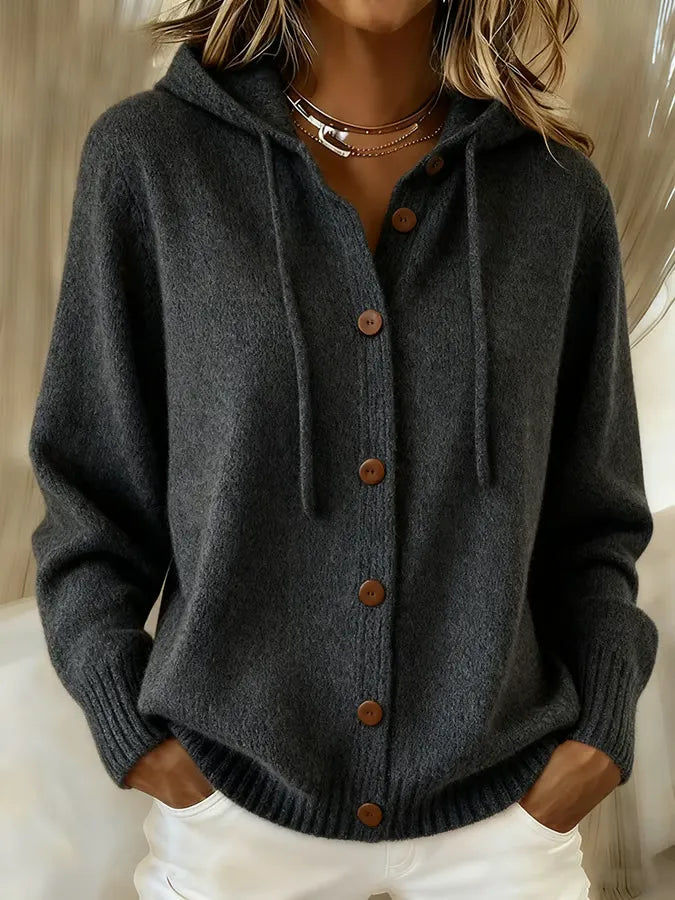 Victoire - Hooded Relaxed Cardigan