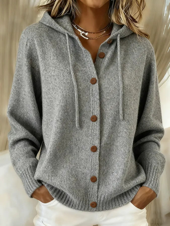 Victoire - Hooded Relaxed Cardigan
