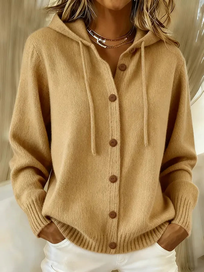 Victoire - Hooded Relaxed Cardigan