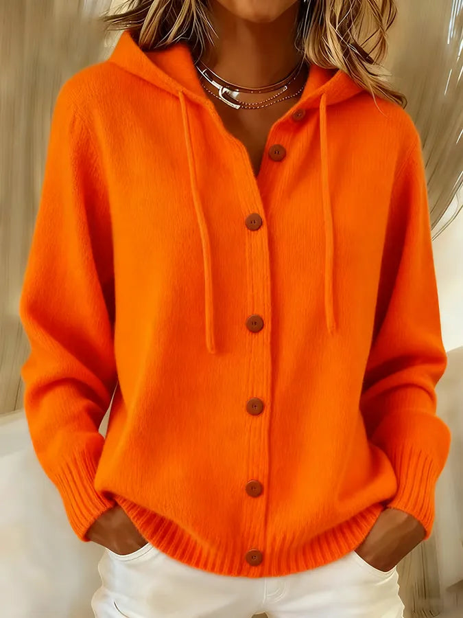 Victoire - Hooded Relaxed Cardigan