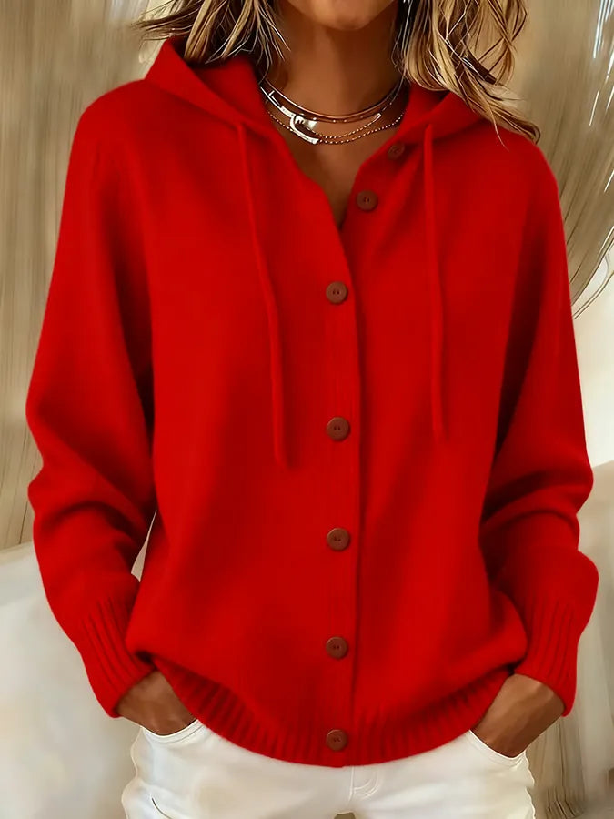 Victoire - Hooded Relaxed Cardigan