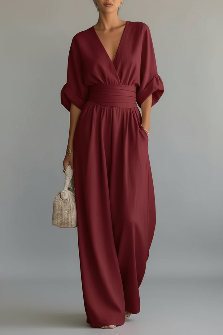 Isabela - V-Neck Maxi Dress