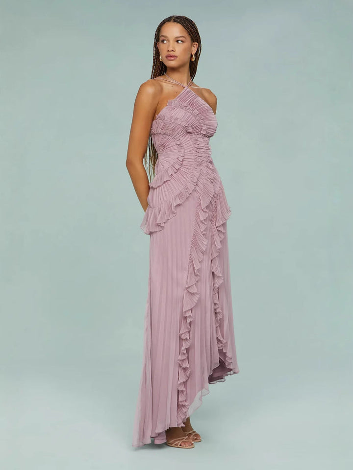 Eleanor - Spiral Ruffle Dress