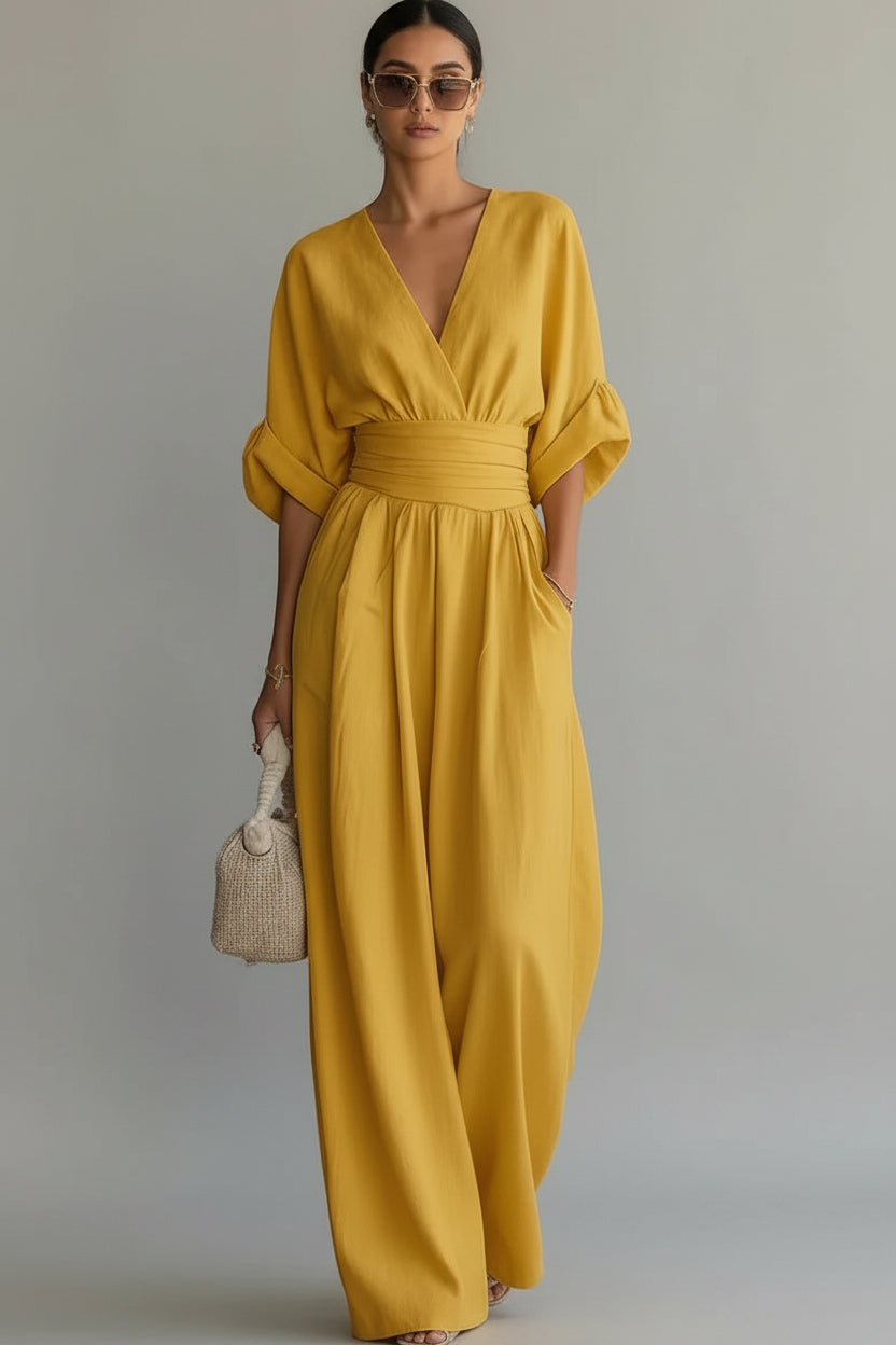 Isabela - V-Neck Maxi Dress