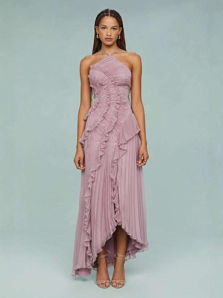 Eleanor - Spiral Ruffle Dress