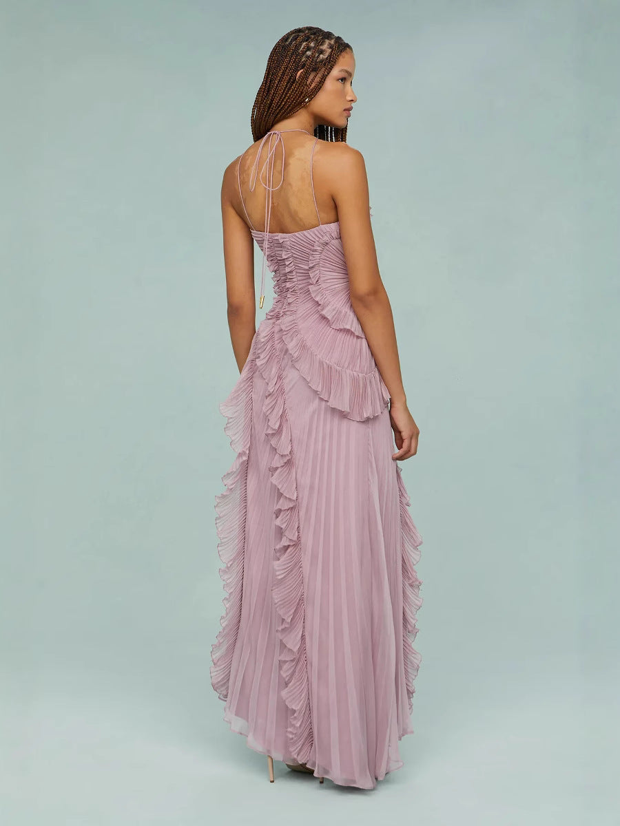 Eleanor - Spiral Ruffle Dress