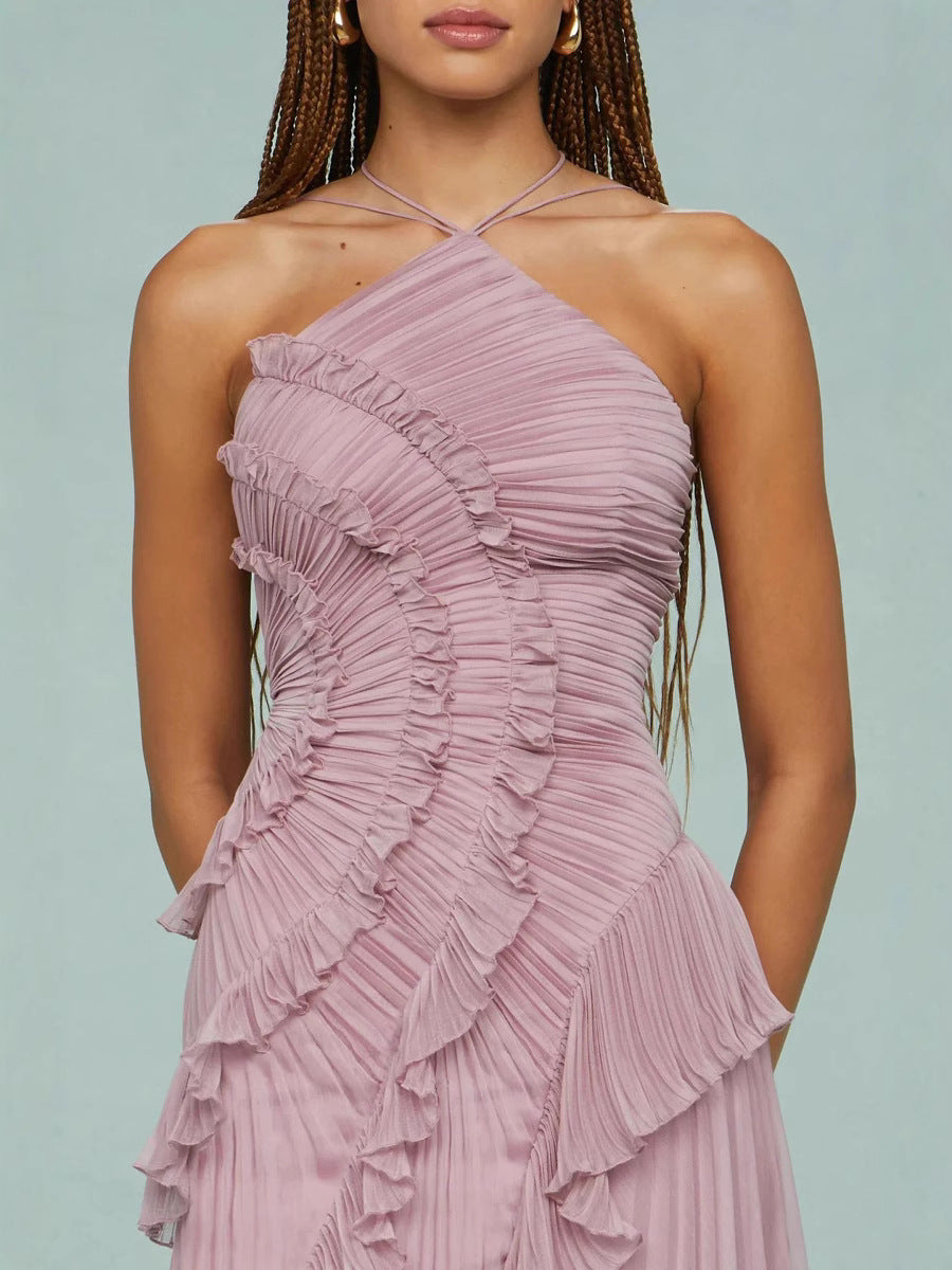 Eleanor - Spiral Ruffle Dress