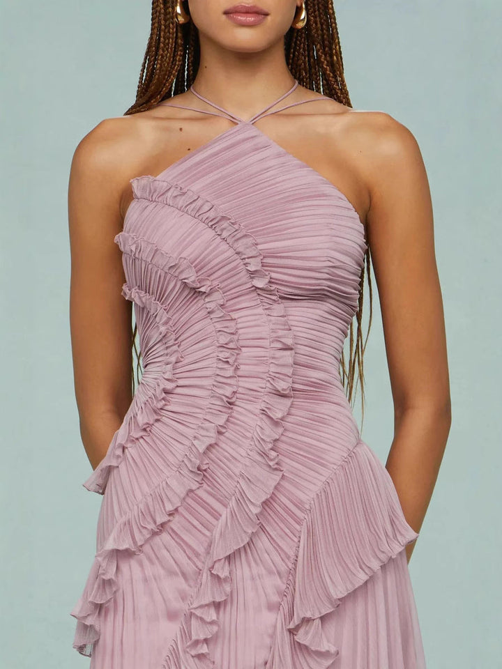Eleanor - Spiral Ruffle Dress