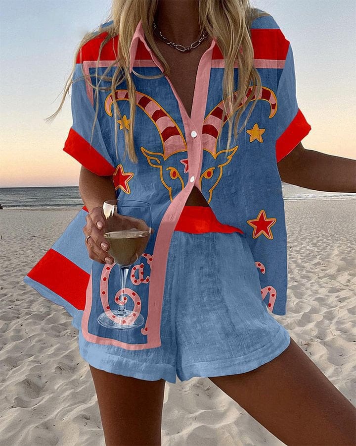 Marjorie - Beach Dress Set