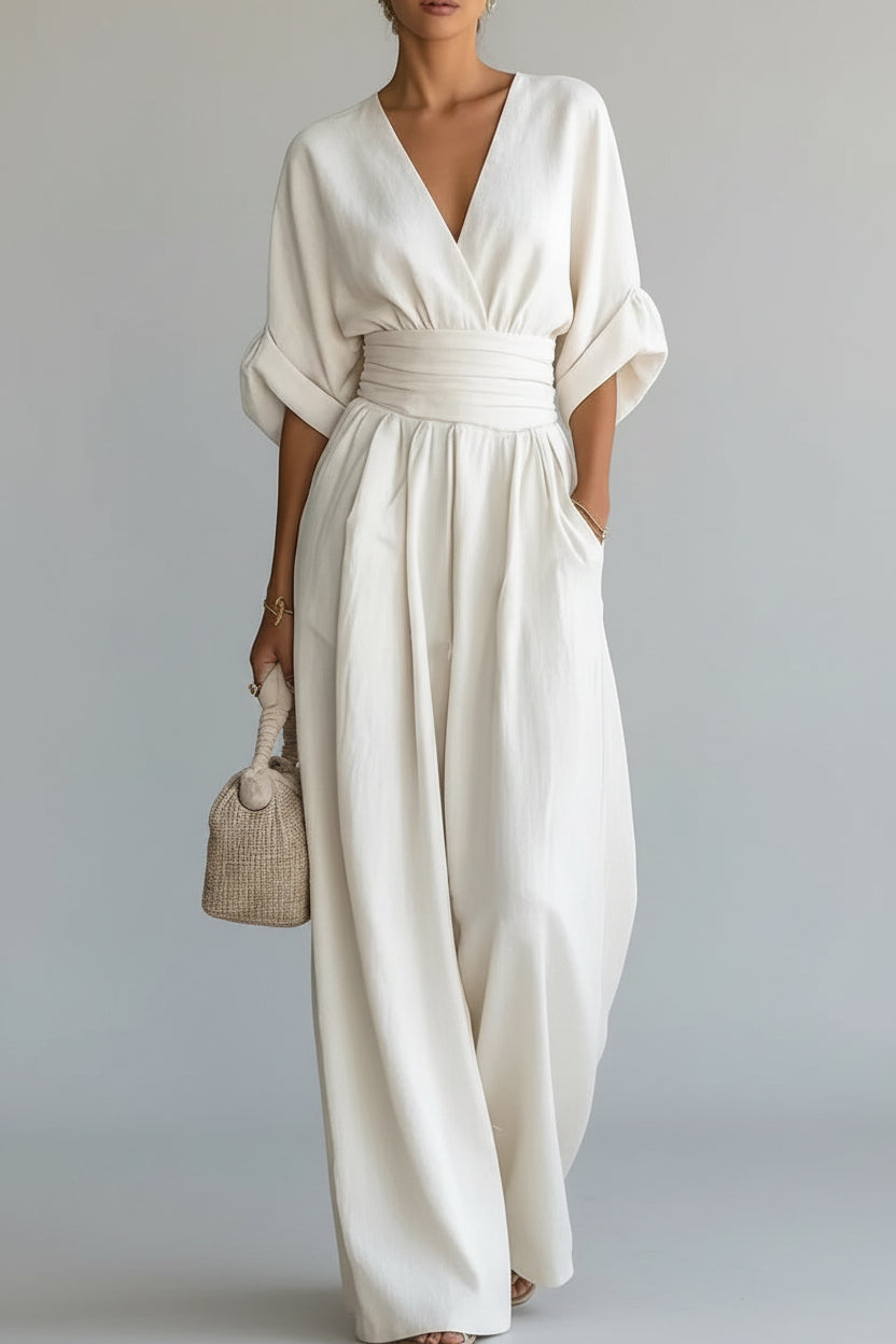 Isabela - V-Neck Maxi Dress