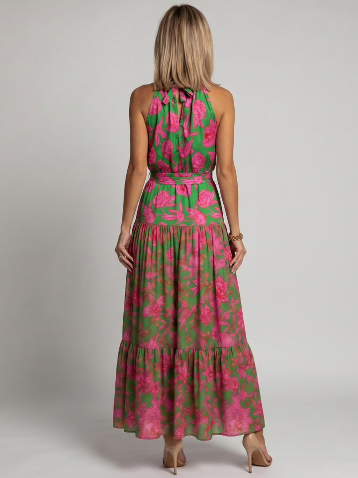 Rosalind - Draped Halter Midi Dress