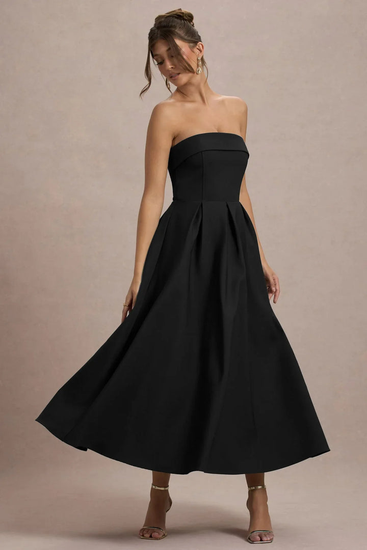 Evelyn - Off-Shoulder Elegant Dress
