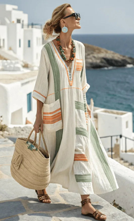 Rosanne - Coastal Flow Dress
