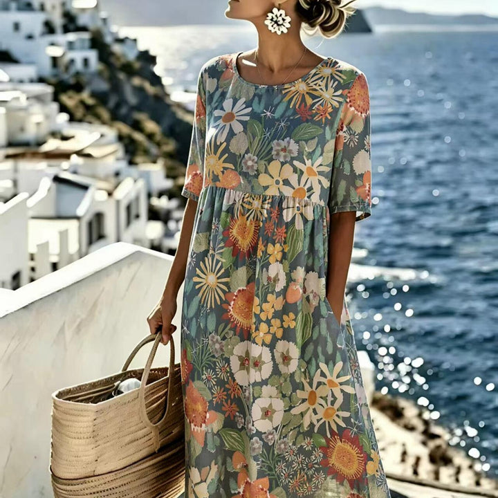 Evie - Elegant Floral Dress