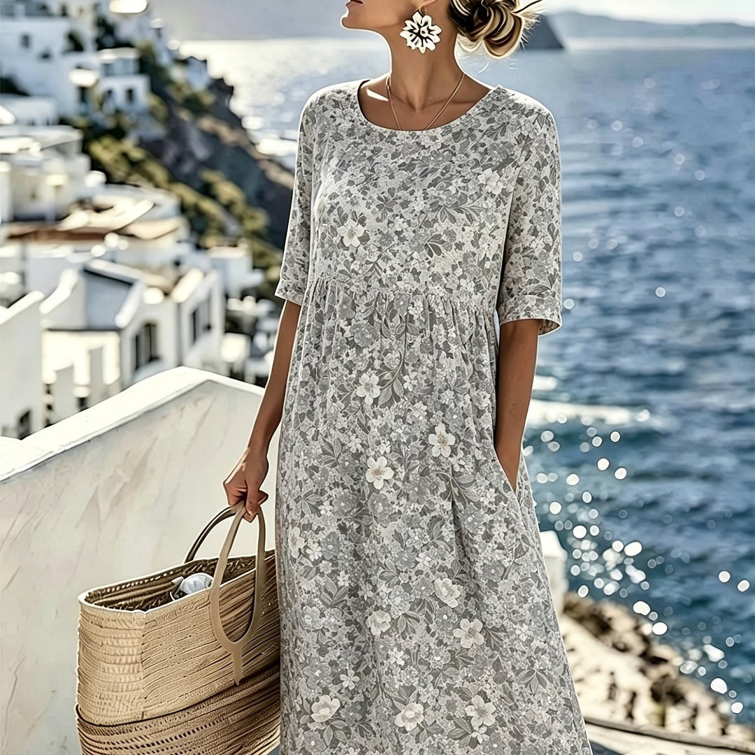 Lily - Elegant Floral Summer Dress