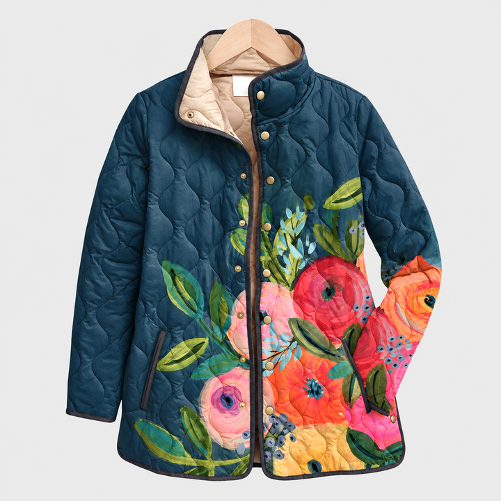 Harriet | Dark Floral Jacket