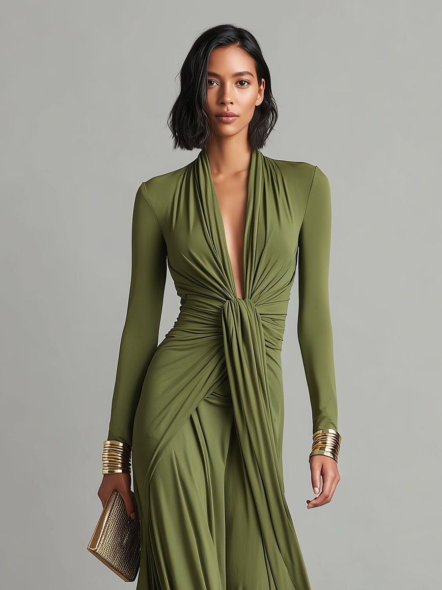 Amelia - Silk Maxi Dress