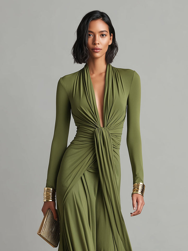 Amelia - Silk Maxi Dress