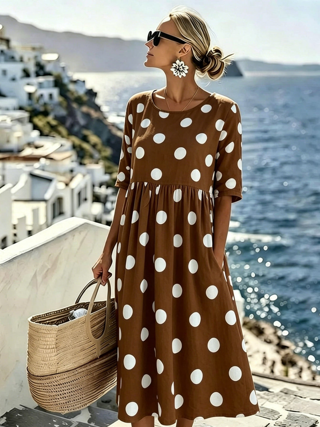 Penelope - Classic Polka Dot Dress