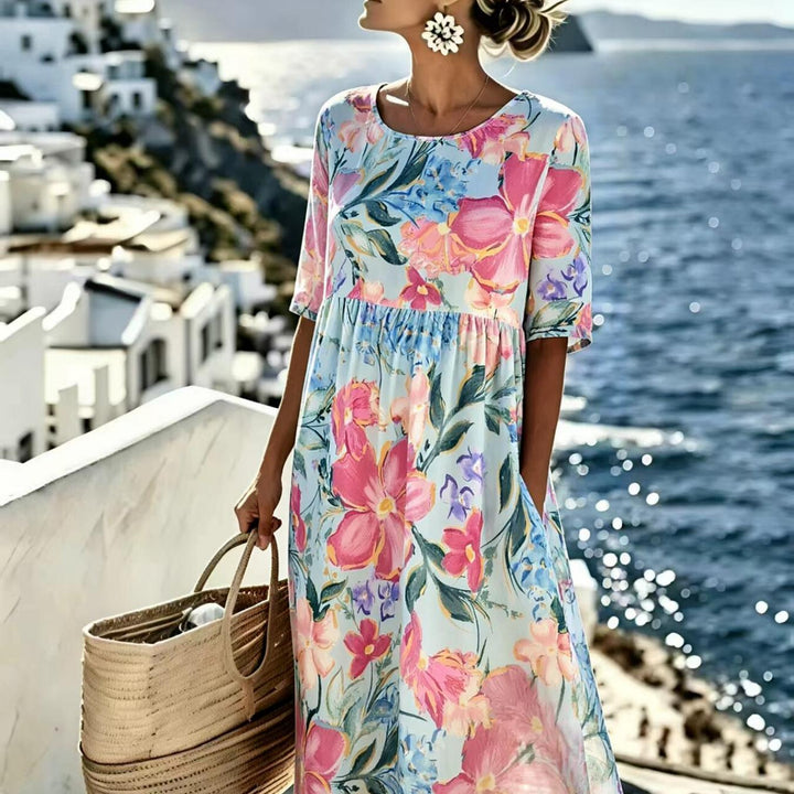 Evie - Elegant Floral Dress