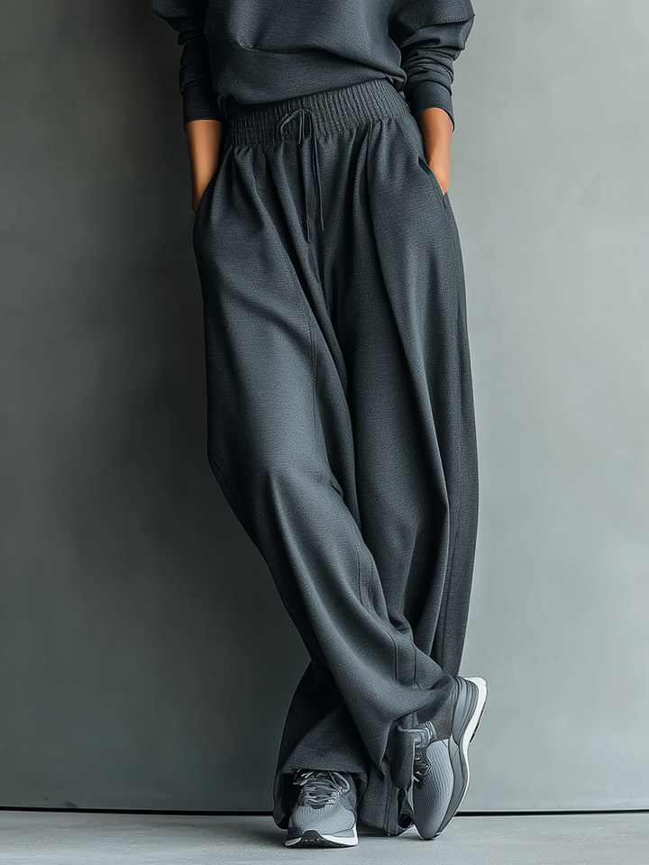 Hannah - Knitted Wide-Leg Set