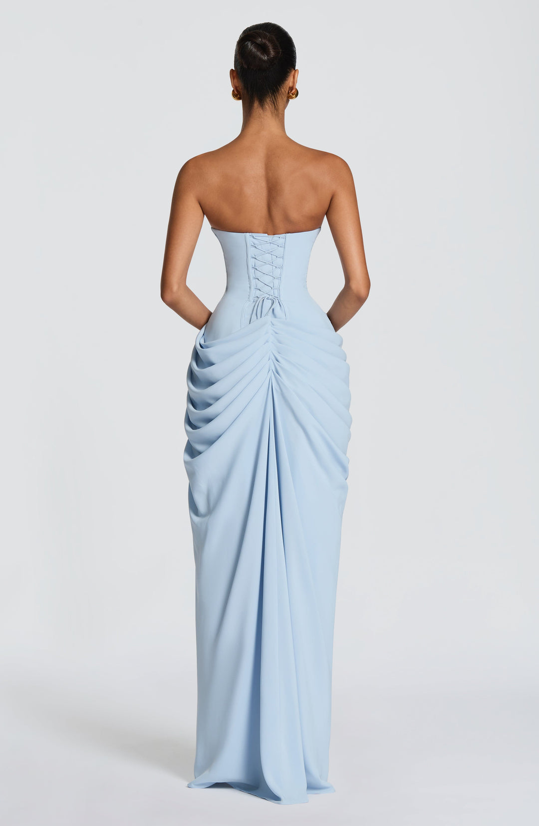 Grace - Draped High-Slit Dress