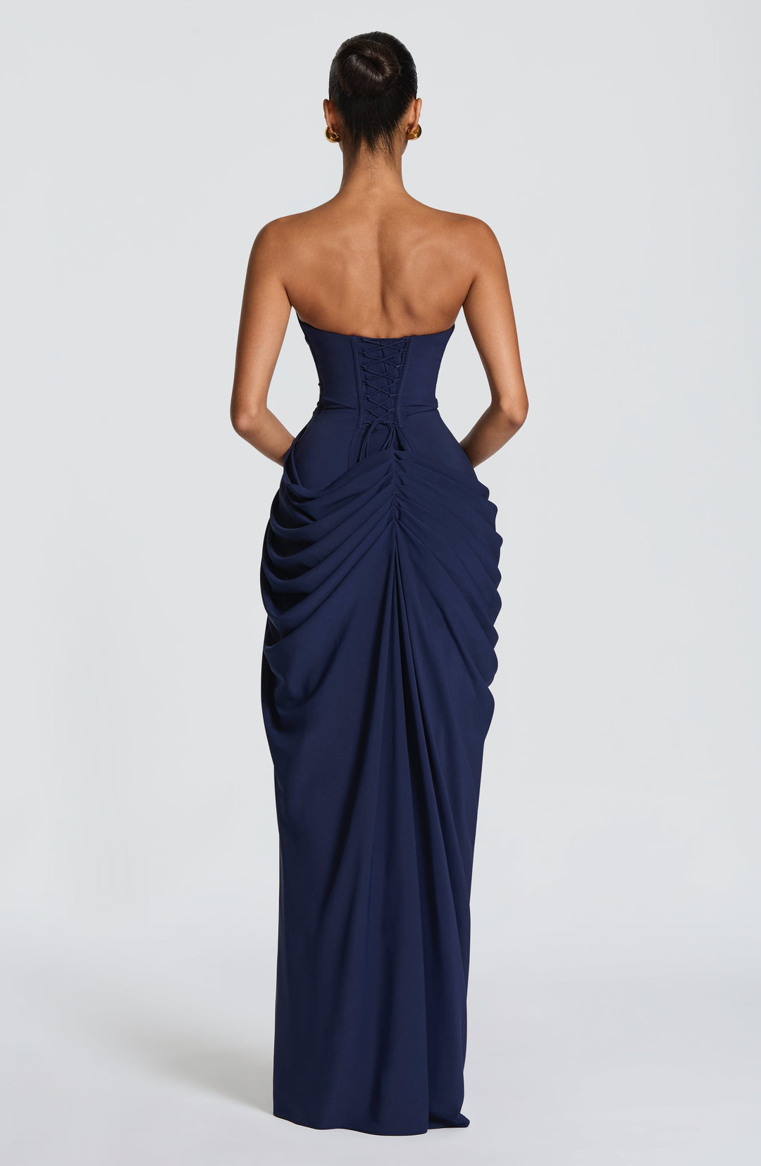 Grace - Draped High-Slit Dress