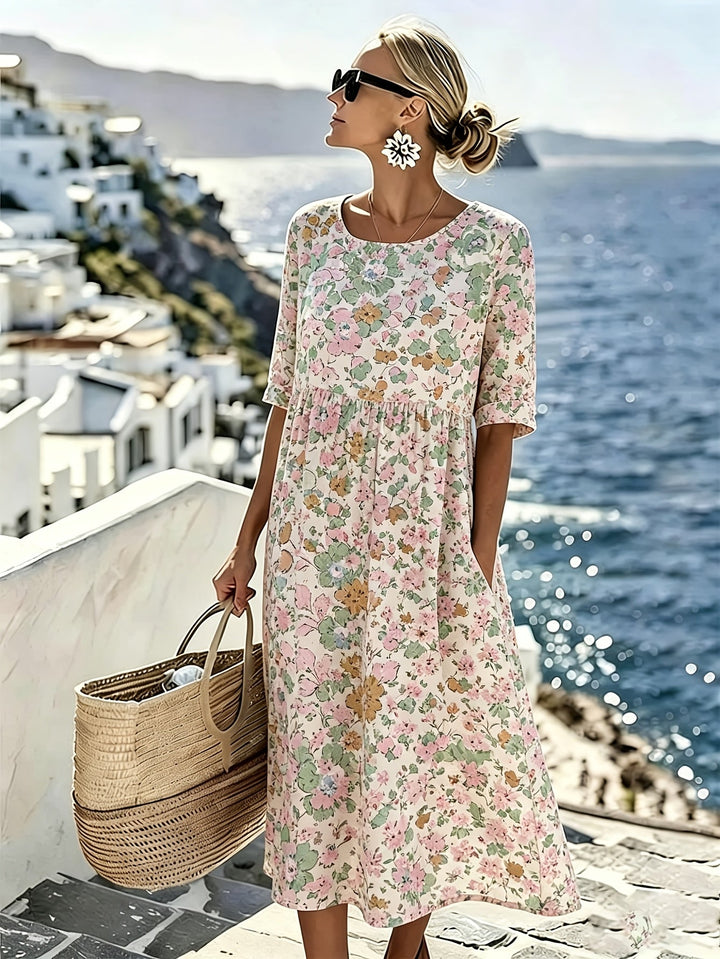 Lily - Elegant Floral Summer Dress
