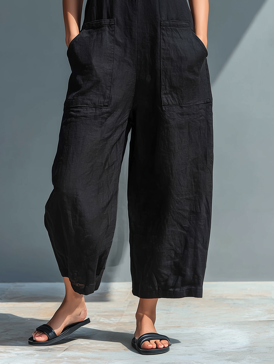 Harriet - Sleeveless Linen Jumpsuit
