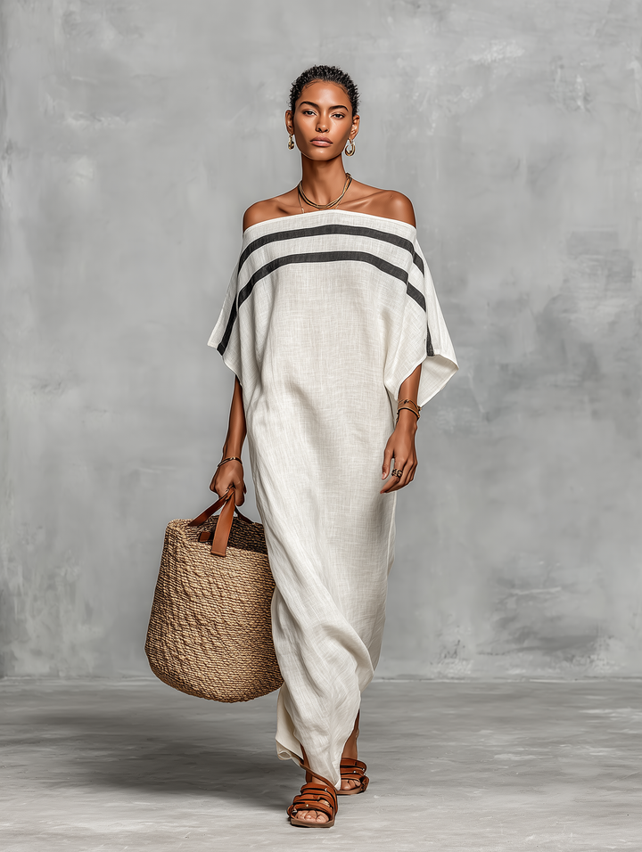 Victoria - Linen Maxi Dress