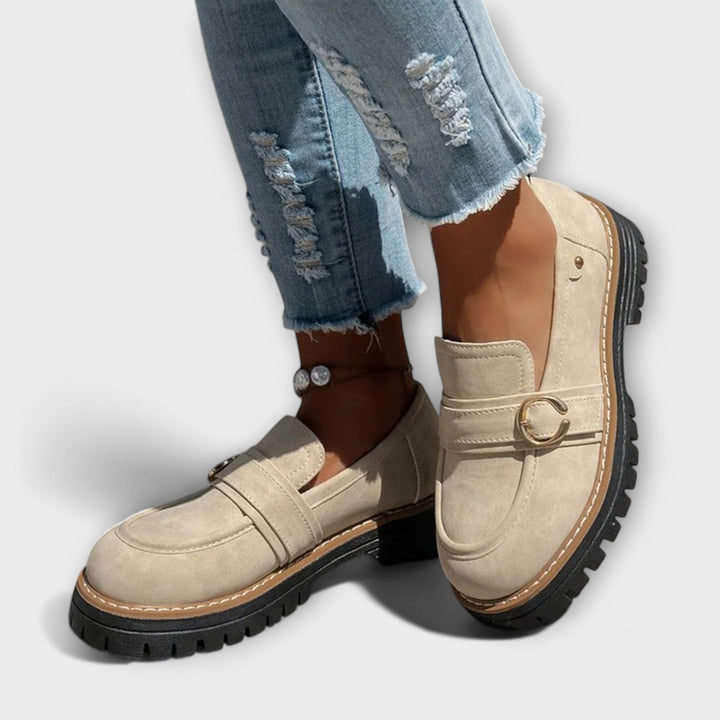 Lora™ | Round Toe Casual Moccasins