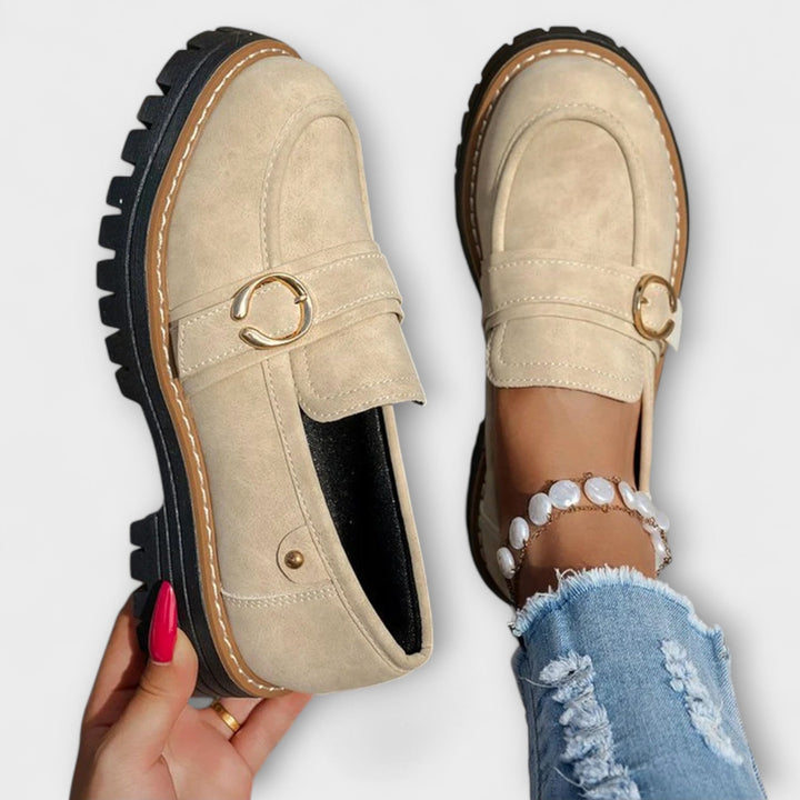 Lora™ | Round Toe Casual Moccasins