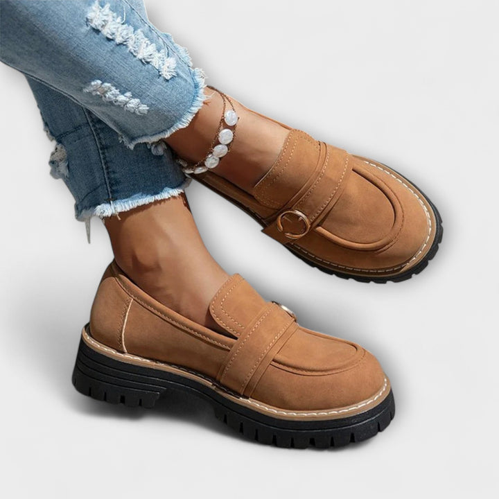 Lora™ | Round Toe Casual Moccasins