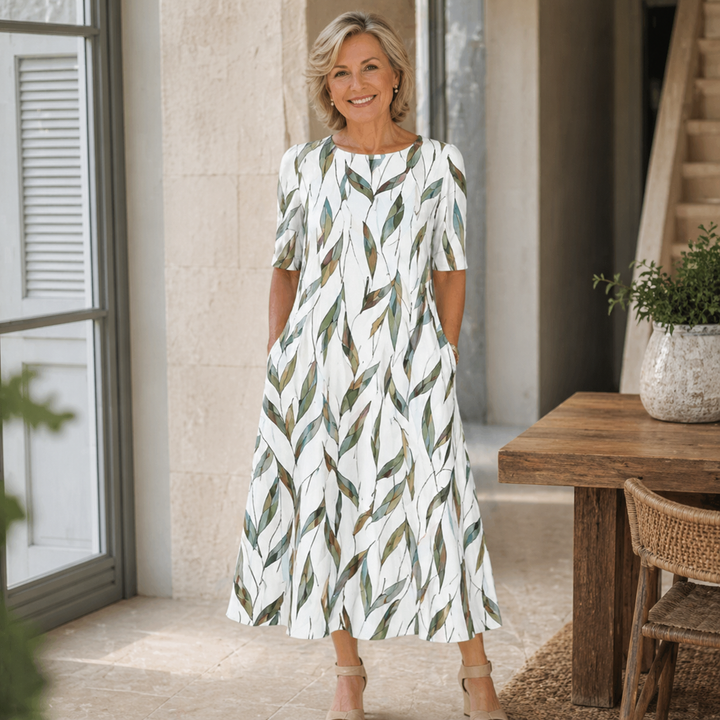 Sarah - Effortless Floral Dress