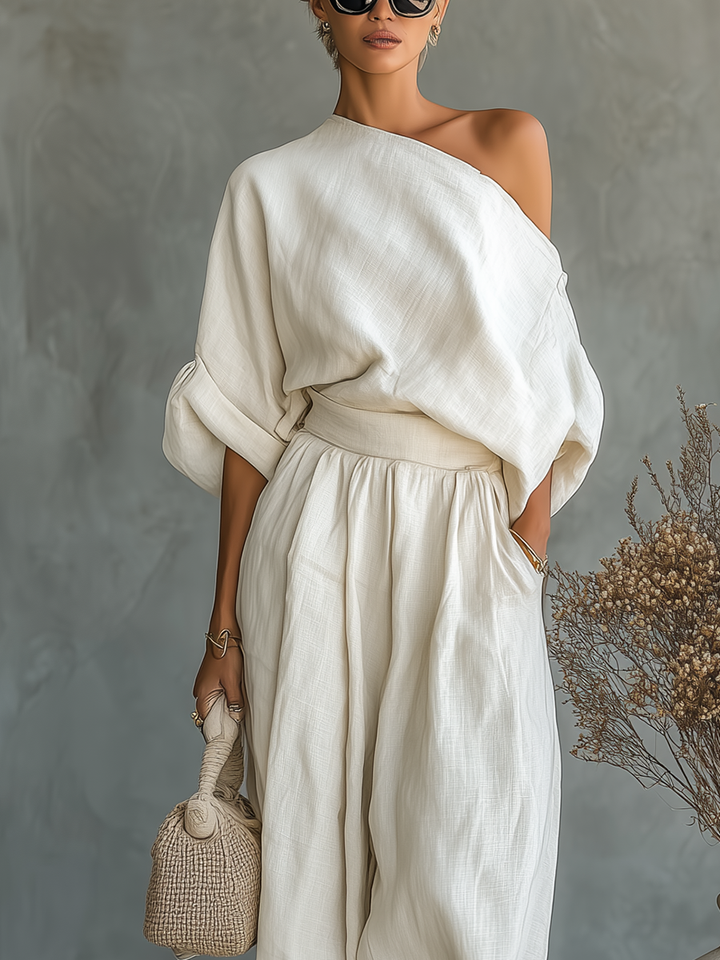 Camille - Linen Trouser Set