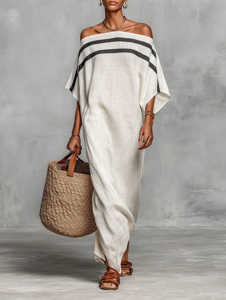 Victoria - Linen Maxi Dress