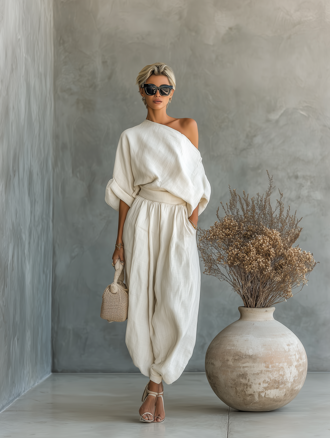 Camille - Linen Trouser Set