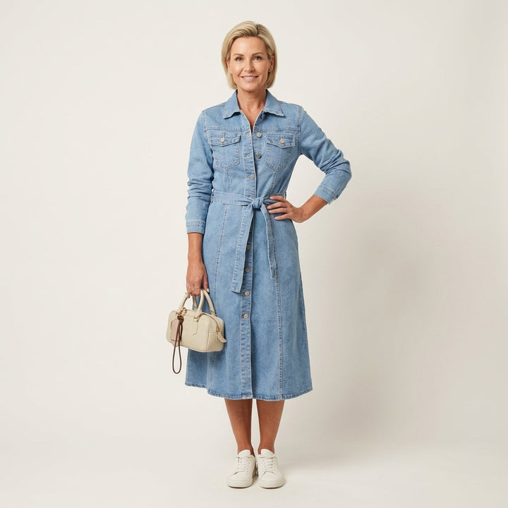 Maribell | Long-Sleeve Maxi Dress