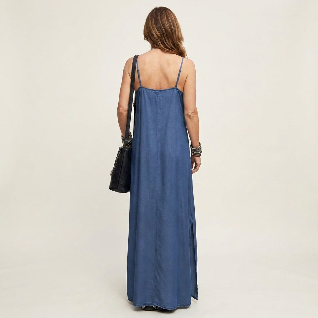 Azure | Maxi Dress with Side Slit