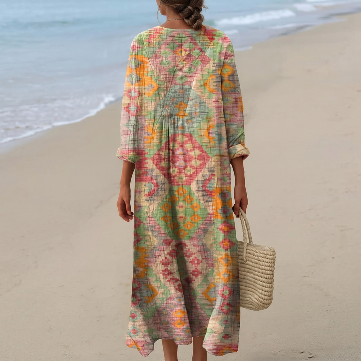 Evelyn - Printed Summer Breeze Dress