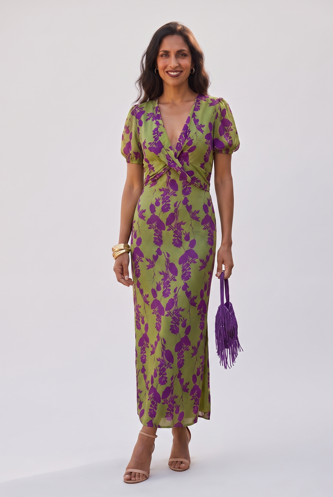 Camila - Botanical Print Dress