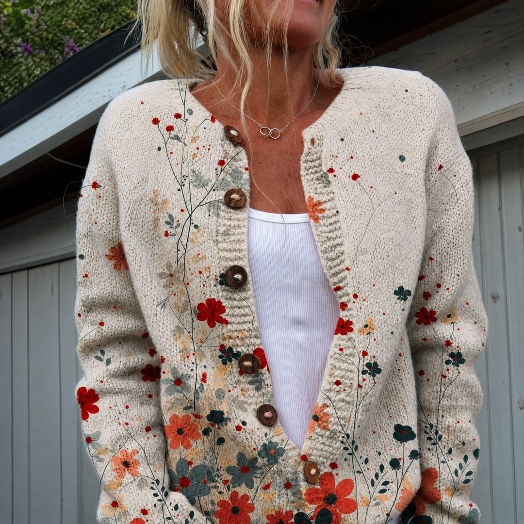 Sabrina - Vintage Floral Cardigan