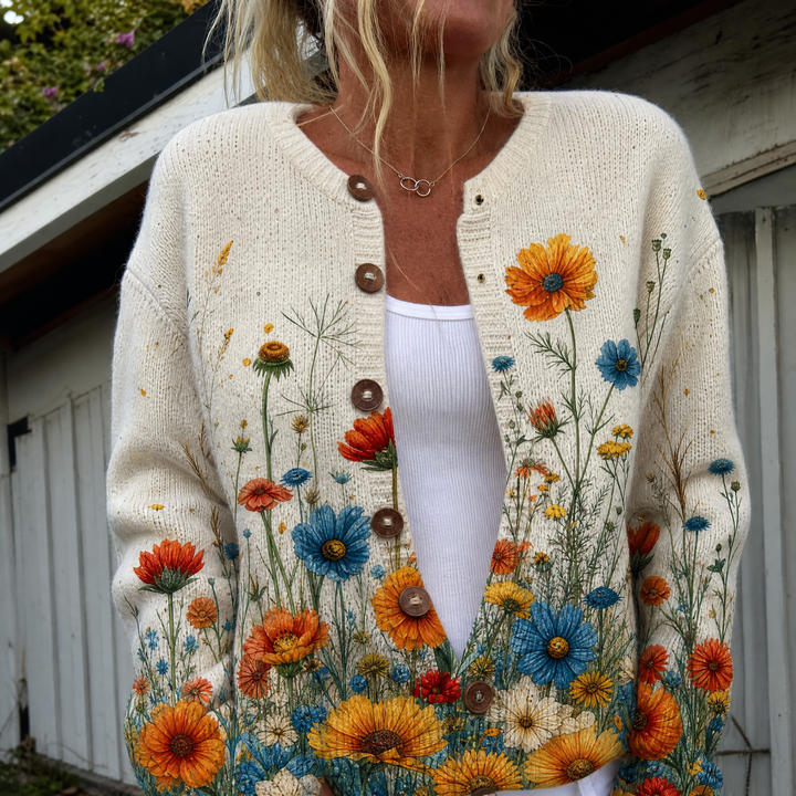 Tansy - Wildflower Print Cardigan