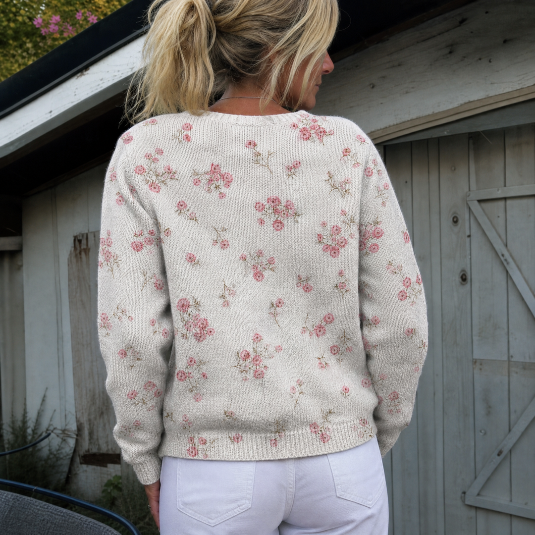 Evanthea - Rose Print Cardigan