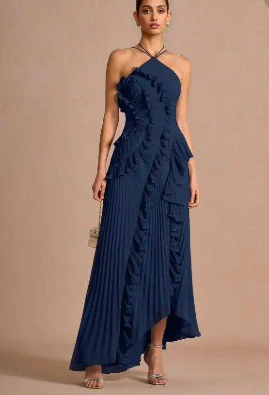 Eleanor - Spiral Ruffle Dress