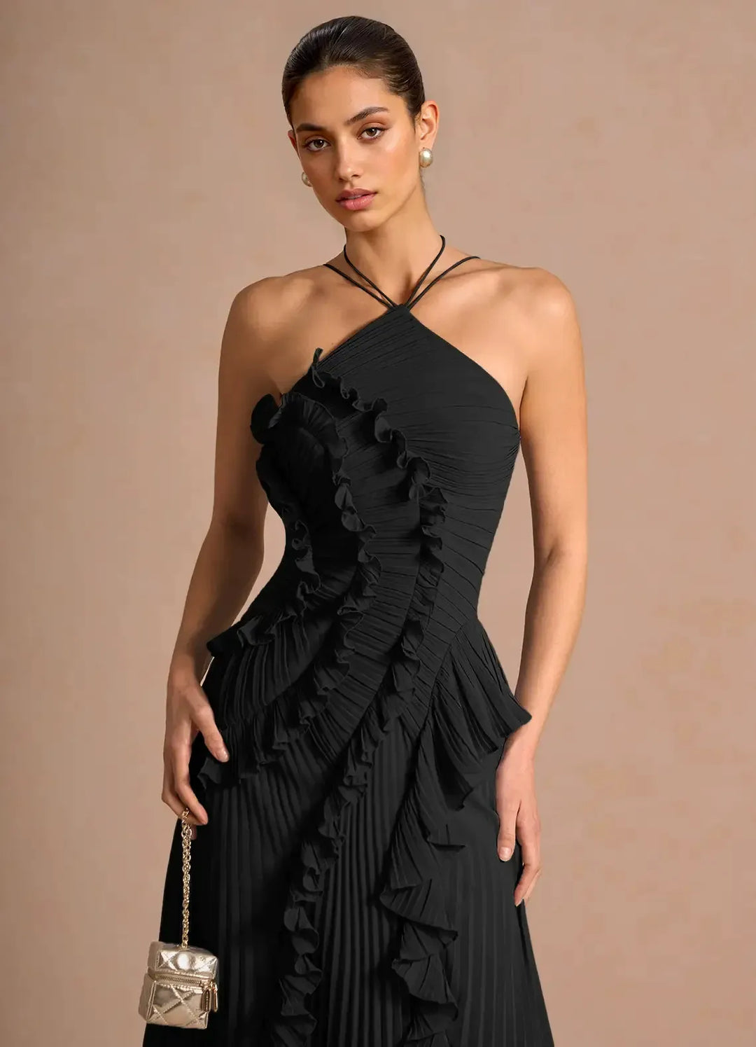 Eleanor - Spiral Ruffle Dress